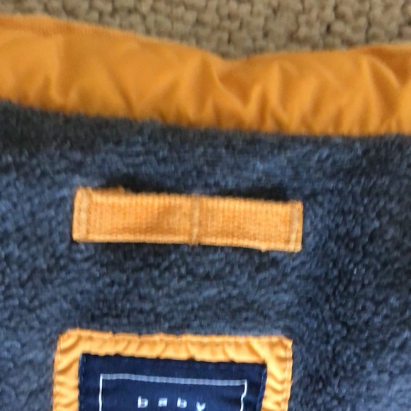 BABY GAP yellow unisex toddler puffy vest - Picture 8 of 16